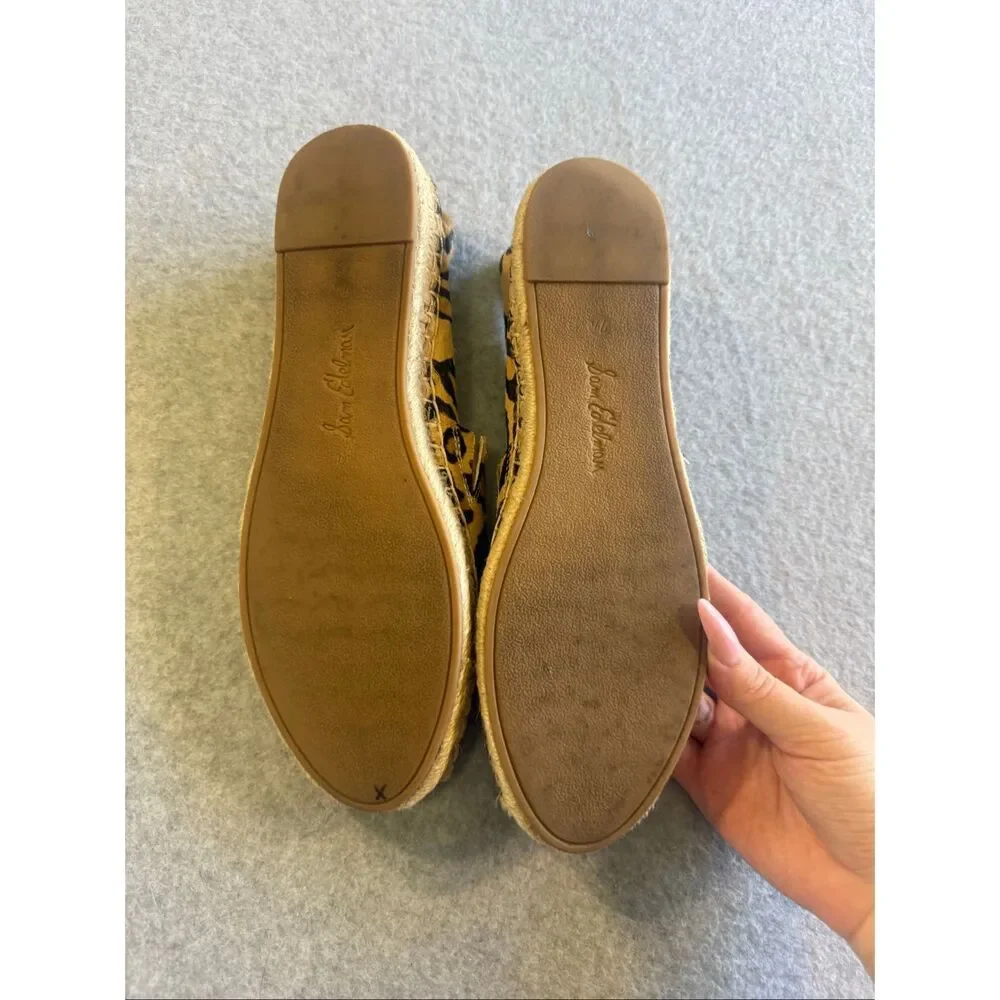 Sam Edelman Khloe leopard print espadrilles 7.5